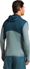 Icebreaker + M Merino 200 Realfleece Descender LS Zip H Abyss/Blue Ash/Cb - 3
