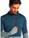 Icebreaker + M Merino 200 Realfleece Descender LS Zip H Abyss/Blue Ash/Cb - 4