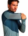 Icebreaker + M Merino 200 Realfleece Descender LS Zip H Abyss/Blue Ash/Cb - 5