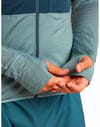 Icebreaker + M Merino 200 Realfleece Descender LS Zip H Abyss/Blue Ash/Cb - 7