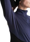 Icebreaker + W Merino 200 Realfleece Descender LS Half Zip Graphite/Black/Cb - 7