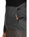 Icebreaker + M Merino 400 RealFleece Descender LS Zip Black/Obsidian/Cb - 6