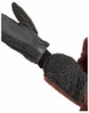 Icebreaker + U Merino Blend 960 RealFleece High Pile Mittens Jet Hthr/Obsdn/Blk - 6
