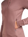 Icebreaker + W Merino 260 Quantum LS Zip Hoodie Summit/Blush - 7
