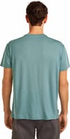 Icebreaker + M Merino Blend Core SS Tee Blue Ash - 3