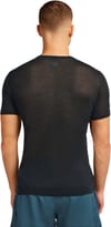 Icebreaker + M Merino Blend 75 Cool-Lite Featherlight SS Crewe Black - 3