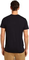 Icebreaker + M Merino Blend 125 Cool-Lite Sphere SS Tee Across the Peaks Black - 3