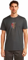 Icebreaker + M Merino 150 Tech Lite SS Tee Bear Catch Obsidian