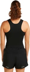 Icebreaker + W Merino 150 Active Cropped Bra-Tank Black - 3