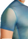 Icebreaker + M Merino Blend 75 Cool-Lite Fthrlght SS Crewe Atlnts Flnt Blue Sglss - 6