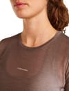 Icebreaker + W Merino Blend 75 Cool-Lite Featherlight SS Crewe Prcn/Pink Quartz - 7