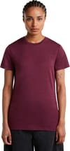 Icebreaker + W Merino 150 Tech Lite SS Tee Dk Berry