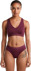 Icebreaker + W Merino Blend 125 Cool-Lite™ Sprite Racerback Bra Dk Berry