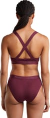 Icebreaker + W Merino Blend 125 Cool-Lite™ Sprite Racerback Bra Dk Berry - 3