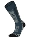 Icebreaker + M Merino Blend Ski+ Medium OTC Mountain Contour Abyss Black Snow
