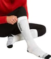 Icebreaker + M Merino Blend Ski+ Medium OTC Mountain Contour Snow Black Ether - 3