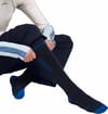 Icebreaker + W Merino Blend Ski+ Medium OTC Mountain Contour Midnavy Lazurit Black - 3