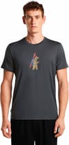 Icebreaker + M 150 Tech Lite SS Tee Bear Tour Obsidian