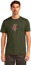 Icebreaker + M Merino 150 Tech Lite SS Tee Bear Catch Dk Loden