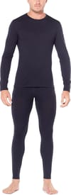 Icebreaker + M Merino 200 Oasis LS Crewe Rising Light Black - 4