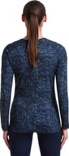 Icebreaker + W Merino 200 Oasis LS Crewe Moss Bloom AOP Midnight Navy Dawn Aop - 3