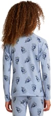 Icebreaker + K Merino 200 Oasis LS Crewe Bear Tour AOP Zinc Blue Aop - 4