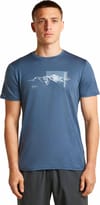 Icebreaker + M Merino 150 Tech Lite SS Tee Pure Altitude Dawn - 4