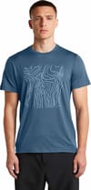 Icebreaker + M Merino 150 Tech Lite SS Tee Great Heights Dawn
