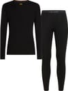 M Merino 175 Everyday LS Crewe and Leggings Set Black + Icebreaker