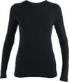 Icebreaker + W Merino 175 Everyday LS Crewe and Leggings Set Black