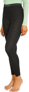 Icebreaker + W Merino 175 Everyday LS Crewe and Leggings Set Black - 7