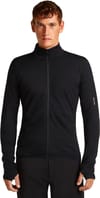Icebreaker + M Merino Blend 300 RealFleece™ Descender LS Zip Black
