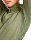 Icebreaker + M Merino Blend 300 RealFleece™ Descender LS Zip Lichen - 5