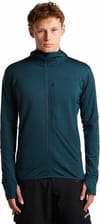 Icebreaker + M Merino Blend 300 RealFleece™ Descender LS Zip Hoodie Abyss