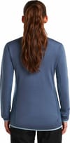 Icebreaker + W Merino Blend 300 RealFleece™ Descender LS Zip Dawn Zinc Blue Cb - 3