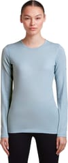 Icebreaker + W Merino 200 Oasis LS Crewe Zinc Blue