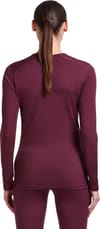 Icebreaker + W Merino 200 Oasis LS Crewe Dk Berry - 3