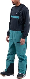 M Shralpinist Stretch Recycled Bib Atlantic Blue + Jones Snowboards