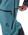Jones Snowboards + M Shralpinist Stretch Recycled Bib Atlantic Blue - 3