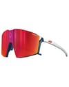 Julbo + Edge Blanc / Bleu Pol3 Gris Ml Rouge