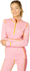 Kari Traa + Rose Half Zip Baselayer Top Bubblegum - 3