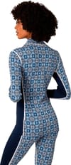 Kari Traa + Rose Half Zip Baselayer Top Dark Navy Blue - 4