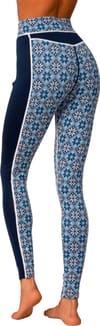 Kari Traa + Rose High Waist Baselayer Pants Dark Navy Blue - 4