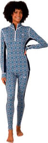Kari Traa + Rose High Waist Baselayer Pants Dark Navy Blue - 6