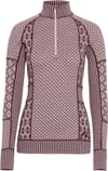 Smekker Half Zip Baselayer Cocoa Powder + Kari Traa