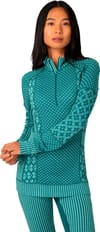 Kari Traa + Smekker Half Zip Baselayer Peacock - 3