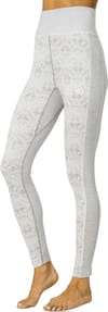 Kari Traa + Anna High Waist Baselayer Pants Light Grey Melange - 3