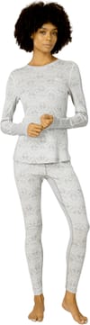 Kari Traa + Anna High Waist Baselayer Pants Light Grey Melange - 5