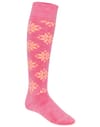 Rose Wool Ski Socks Bubblegum + Kari Traa