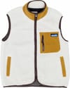 Ozette Sherpa Fleece Vest W Natural Wood + Kavu